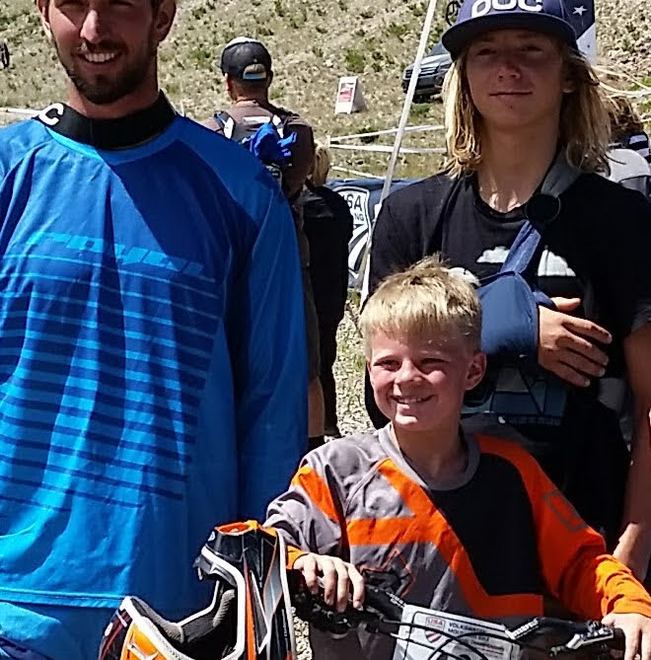 Fred at eight years old at his first national championships, 2016