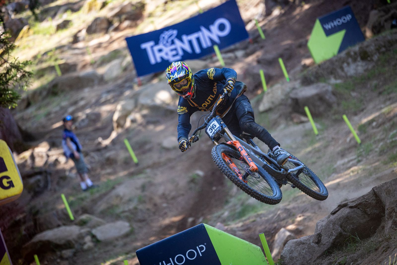 Fred racing the Val di Sole World Cup in Italy